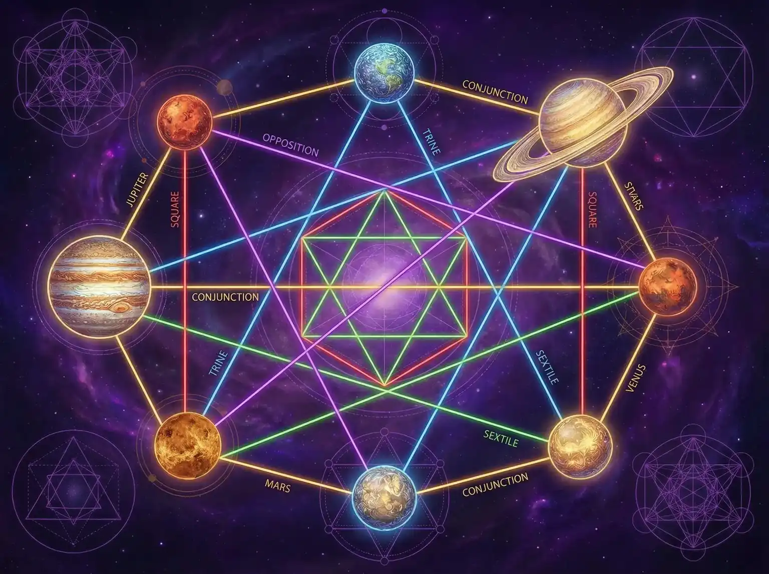 行星相位解读 - 你弄得人家里都是水的视频 | 占星学进阶
